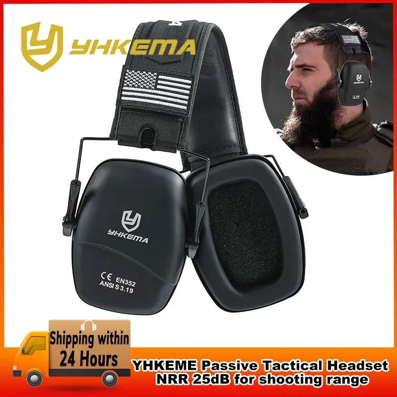Earmuffs Foldable - YHKEMA Safety Earmuffs for Shooting Slim