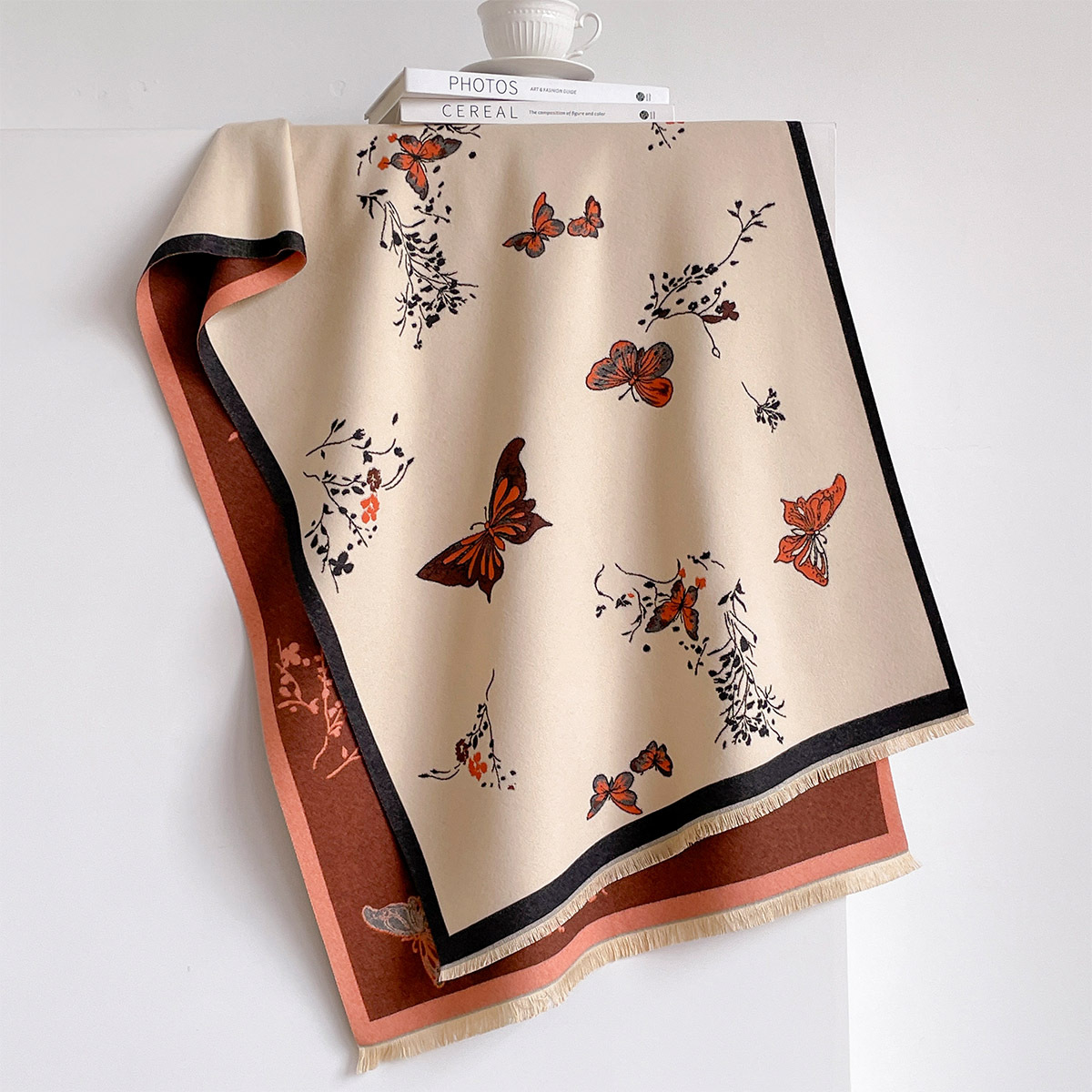 Women Imitation Cashmere Scarf - Cashmere Pashmina Wrap ulasan dan harga