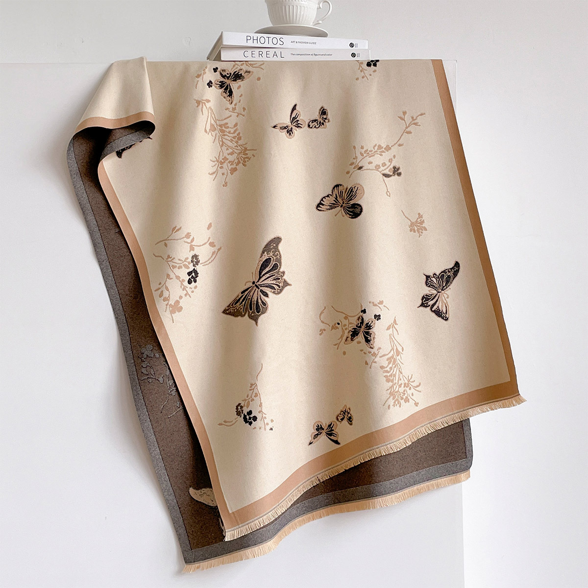 Women Imitation Cashmere Scarf - Cashmere Pashmina Wrap ulasan dan harga