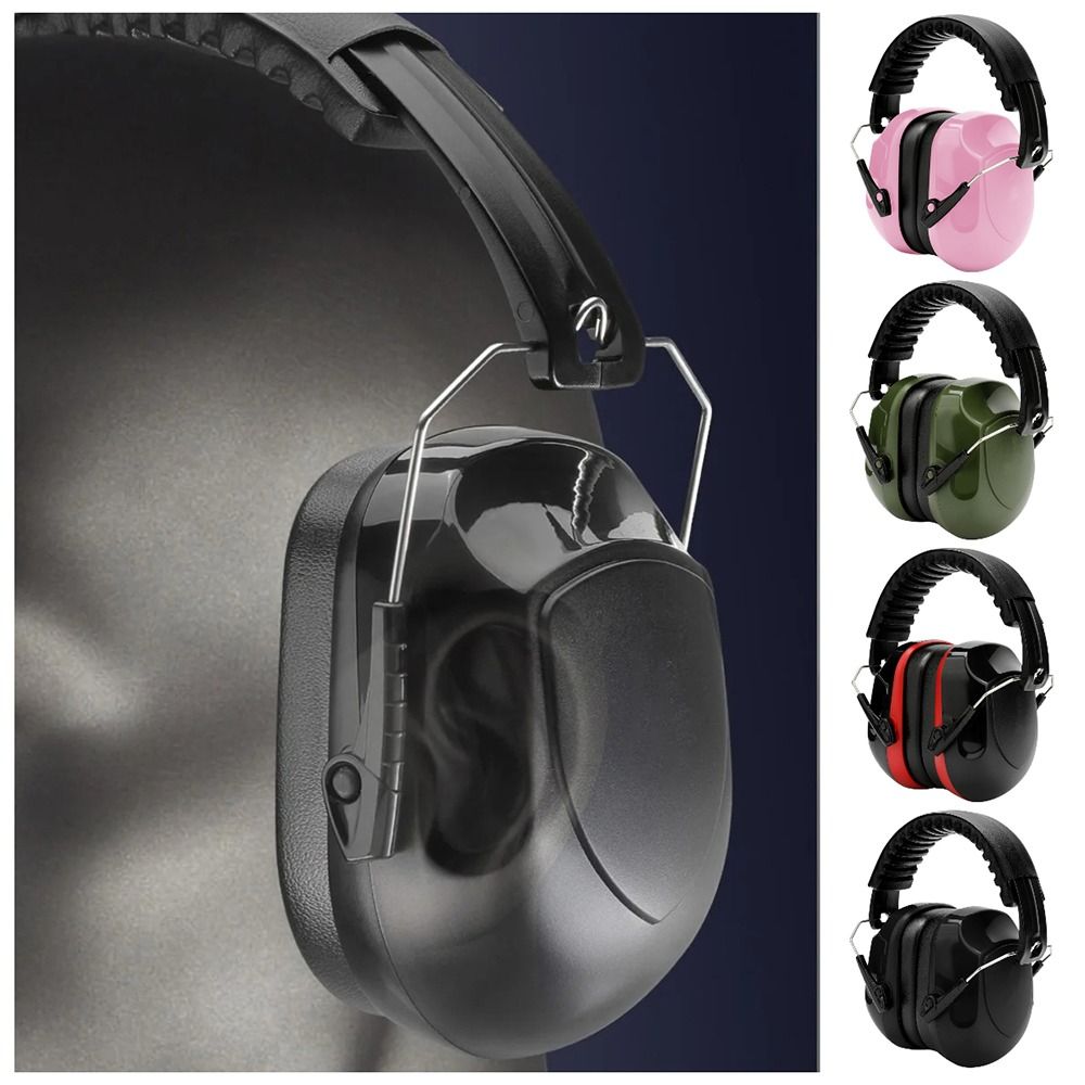 SNR-34dB Adjustable Head Earmu - Earmuffs Foldable ulasan dan harga